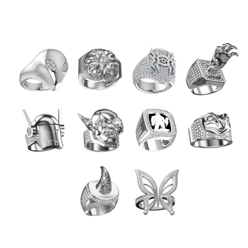 HiROQUEST Collectible Rings